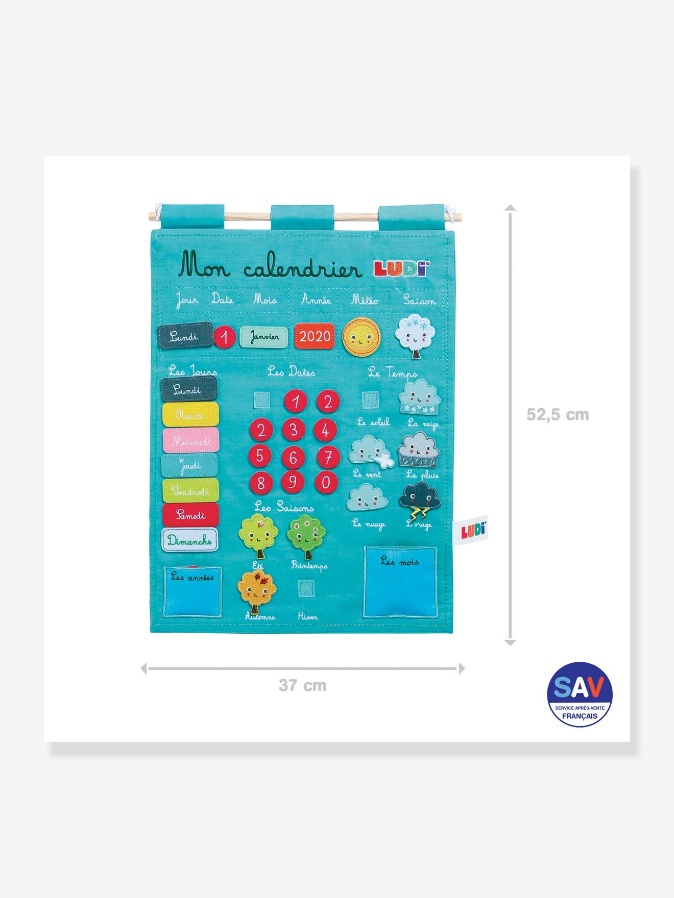 Ludi Kinder Lernkalender LUDI - blau