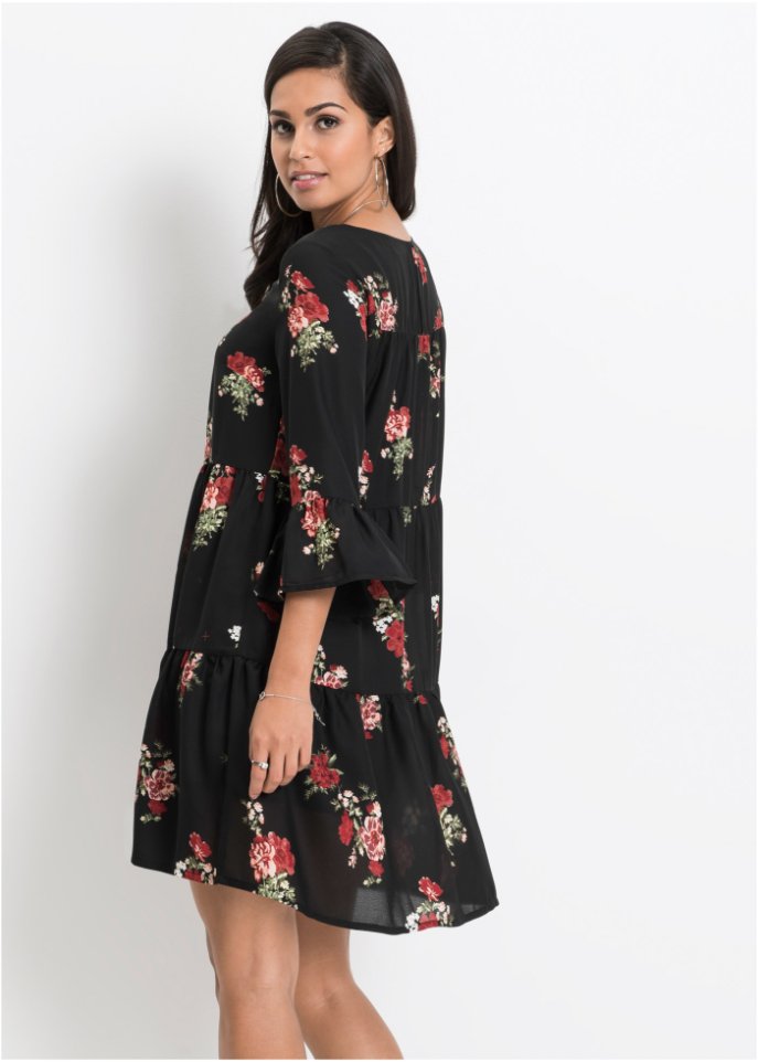 Kleid mit Volants