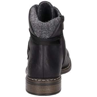 Rieker Schnürstiefelette in schwarz