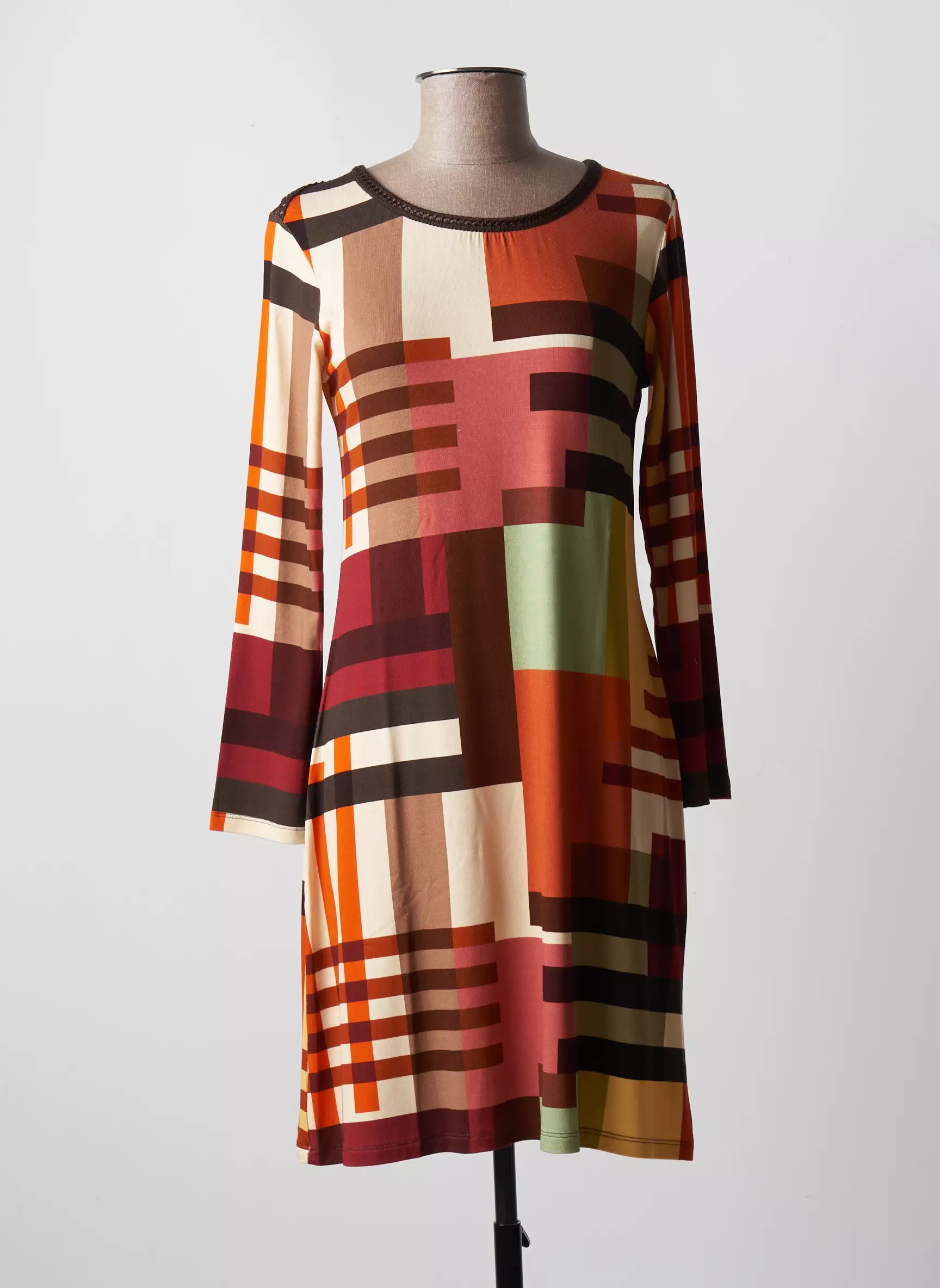 Lo Les Filles Robes Courtes Femme couleur orange