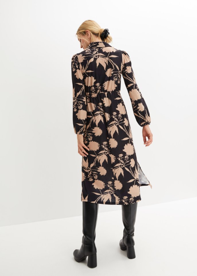 bedrucktes Midikleid