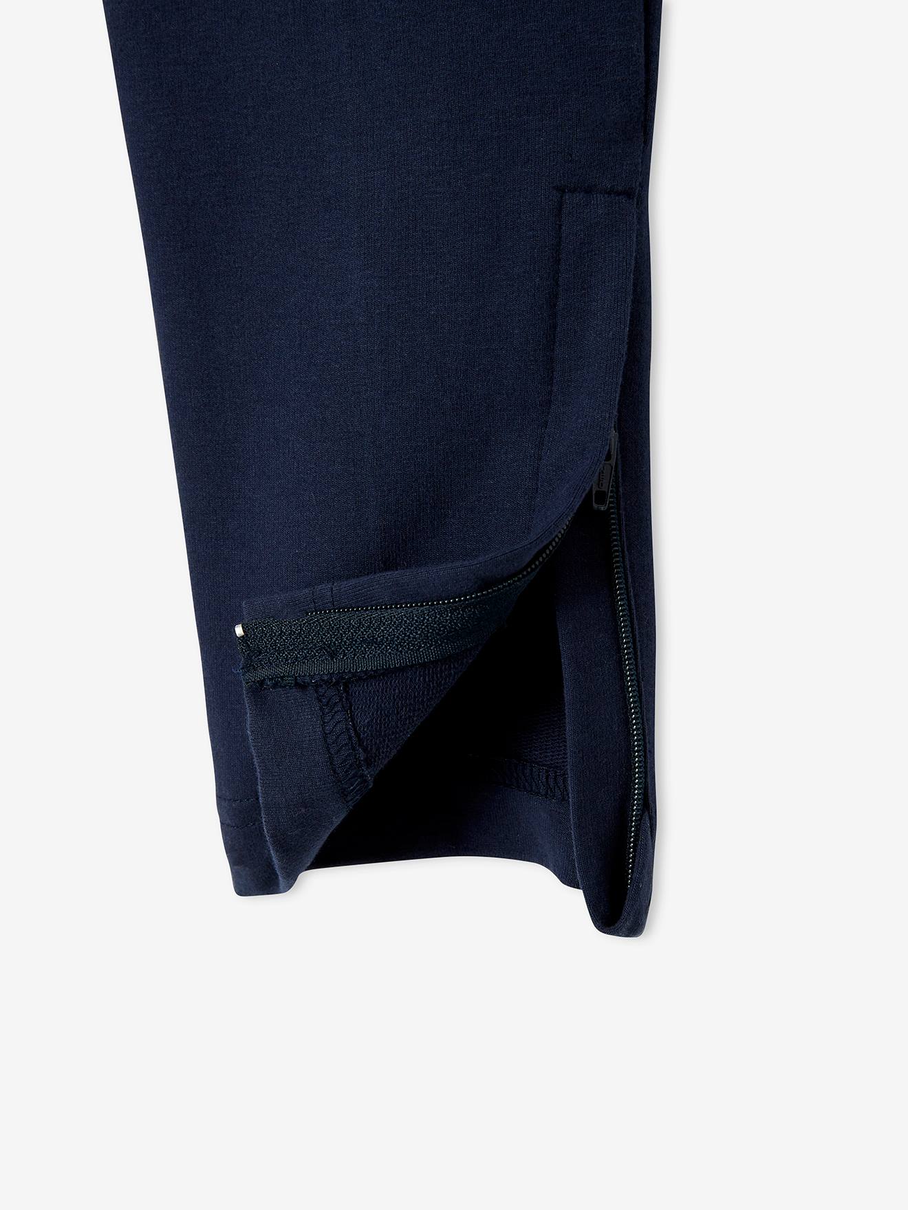 Pantalon jogging foot garçon encre