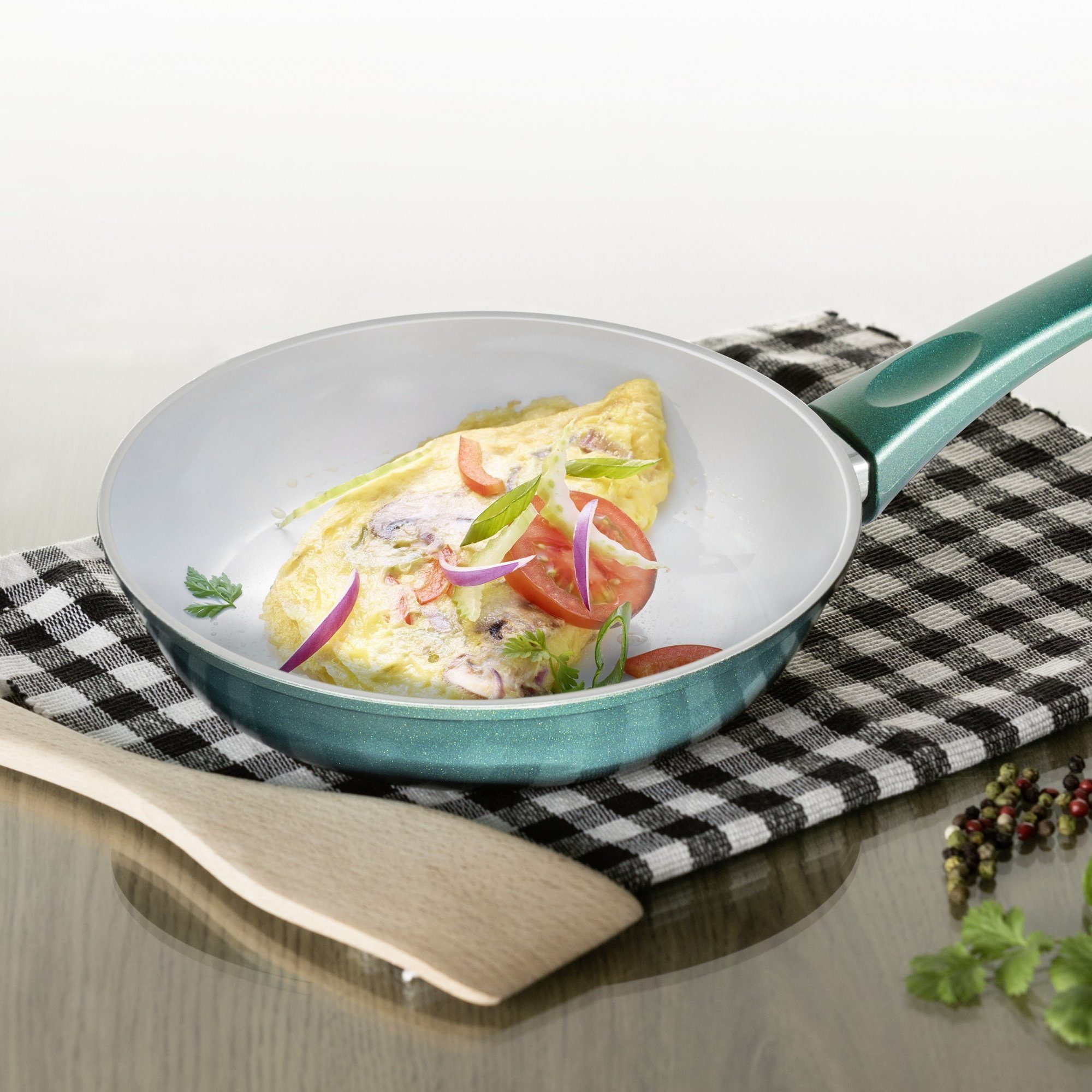 Genius Gemüseschneider Nicer Dicer Twist, inkl. Cerafit Pfannen, Set 12-tlg., hitzebeständig bis 455°C