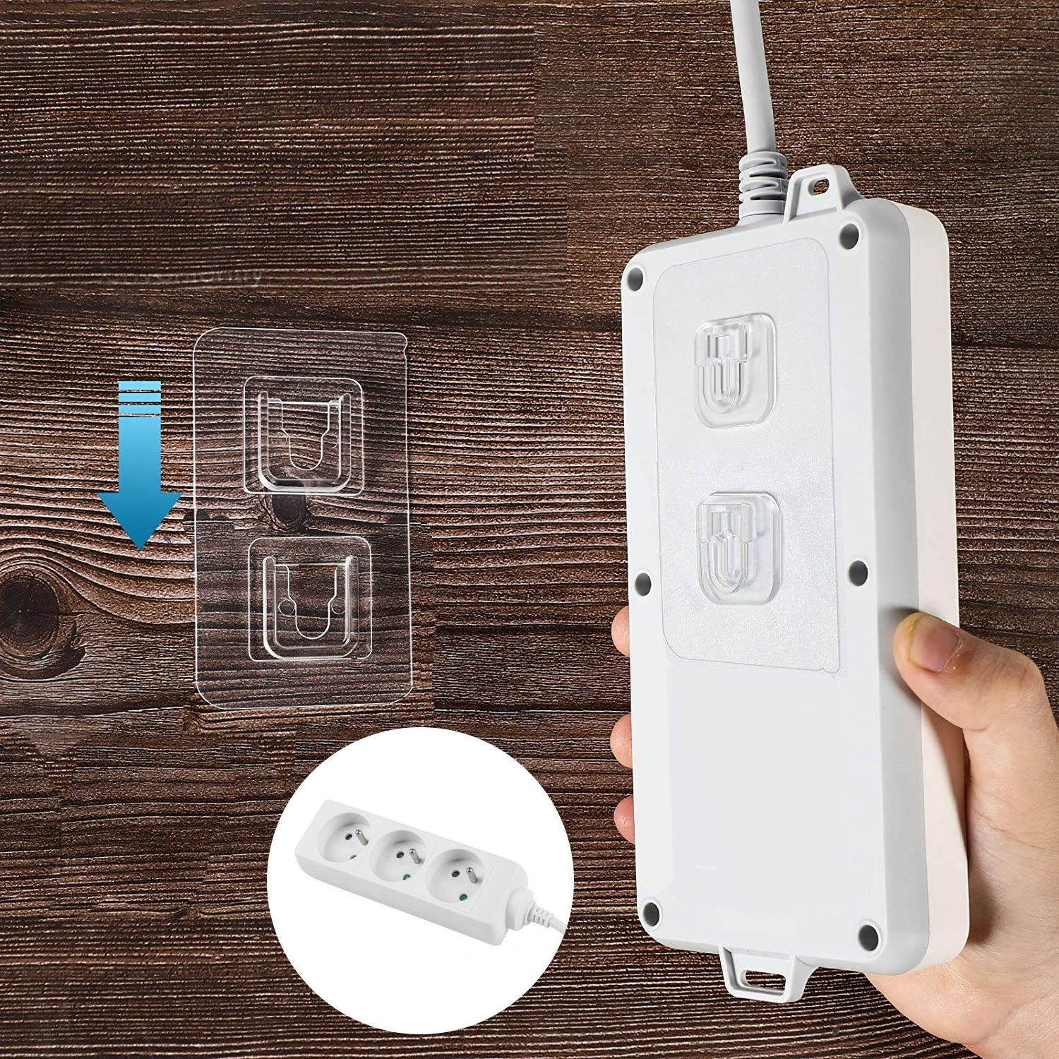 Promedix Wandhaken PR-475, Selbstklebender Montagesatz für Seifenspender Wand