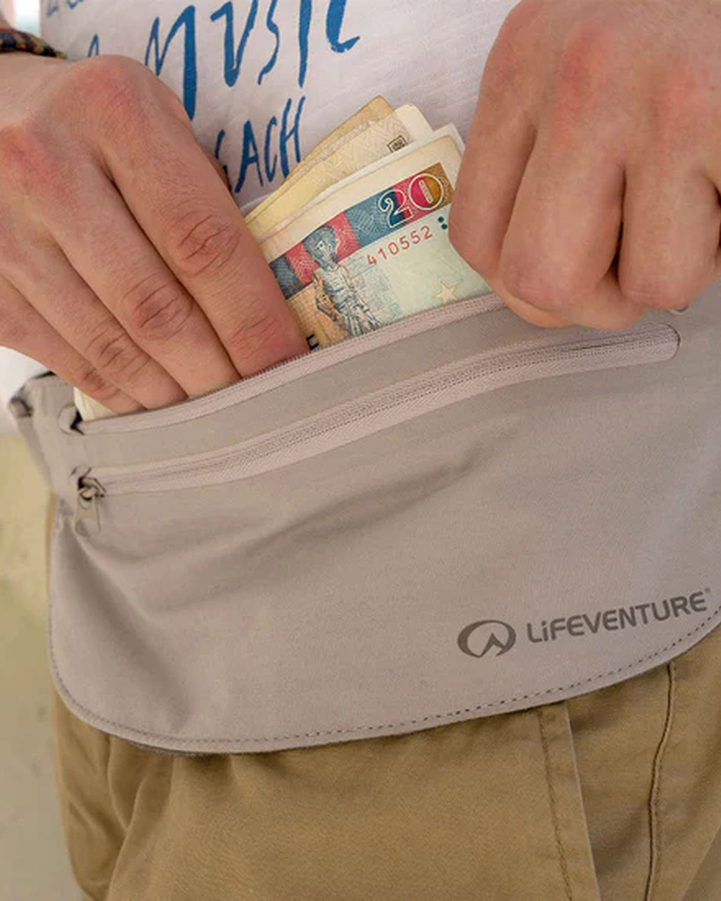 Accessorio Zaini Lifeventure RFID Body Wallet Belt 71210
