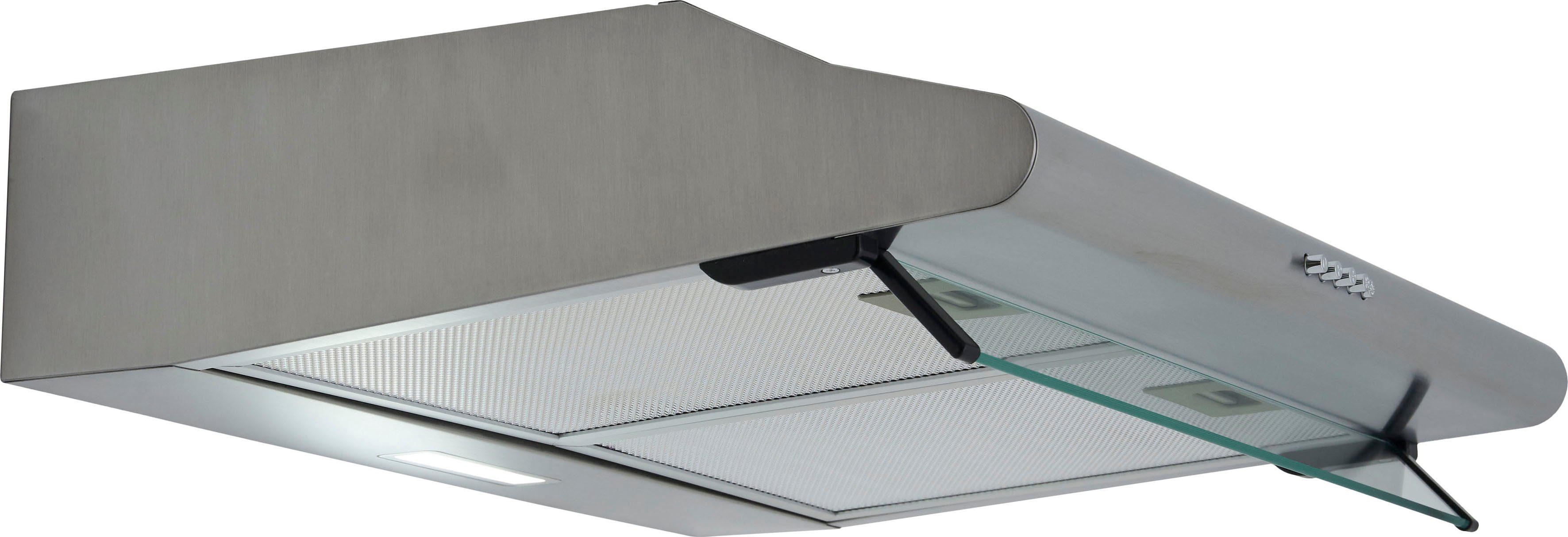 RESPEKTA Unterbauhaube Serie Tilla CH 1259 IXC N, 60 cm, 3 Leistungsstufen, LED-Beleuchtung, Ab- und Umluftfähig