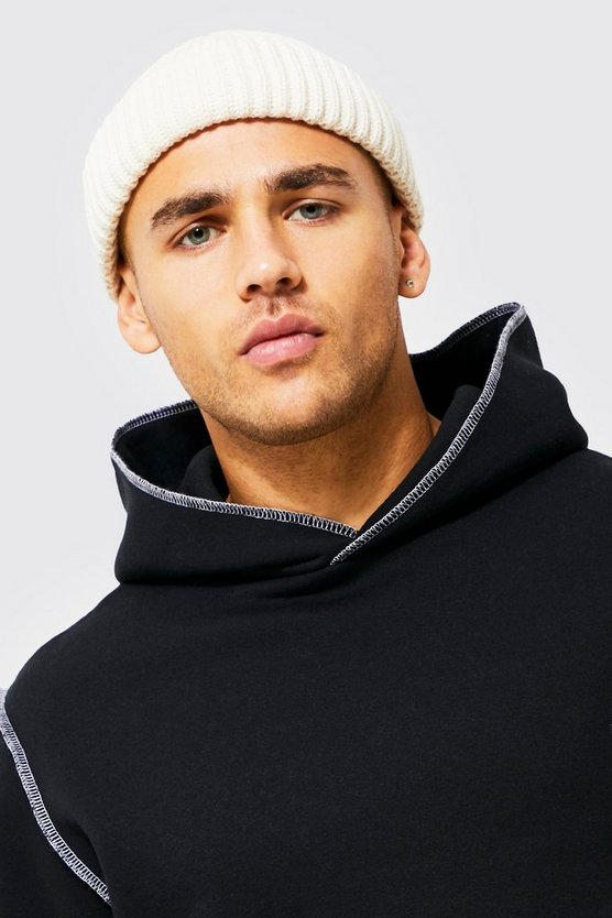 Recycelte gerippte Micro-Beanie