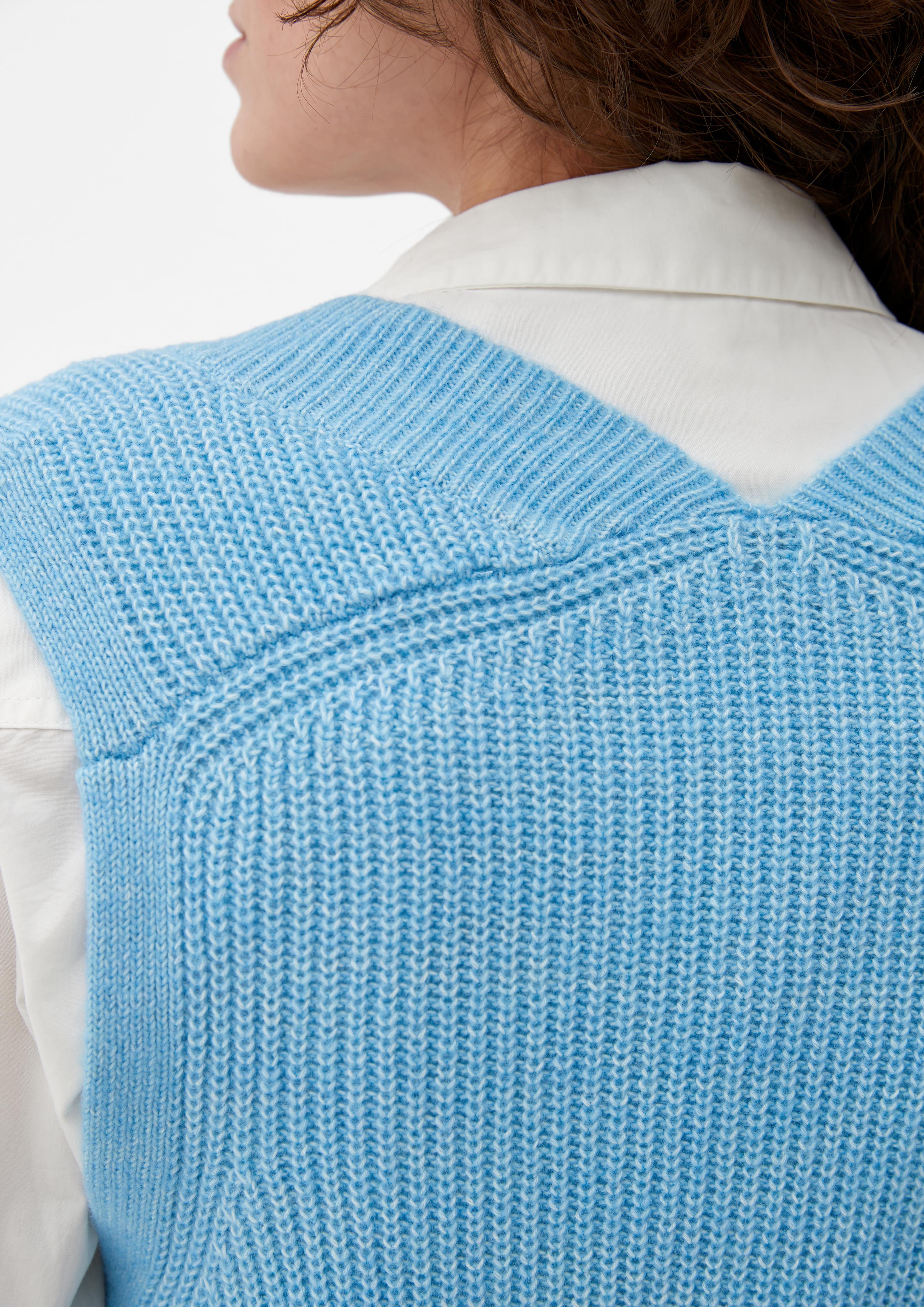 Strickpullunder mit V-Ausschnitt  2124205-5194