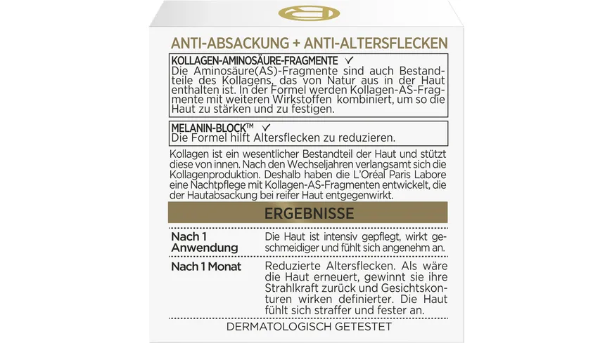 L'Oréal Age Perfect Pro-Kollagen Experte Straffende Nachtcreme 50 ml