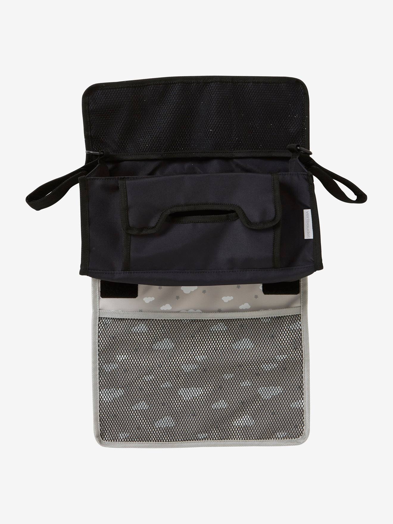 Organisateur de poussette gris clair