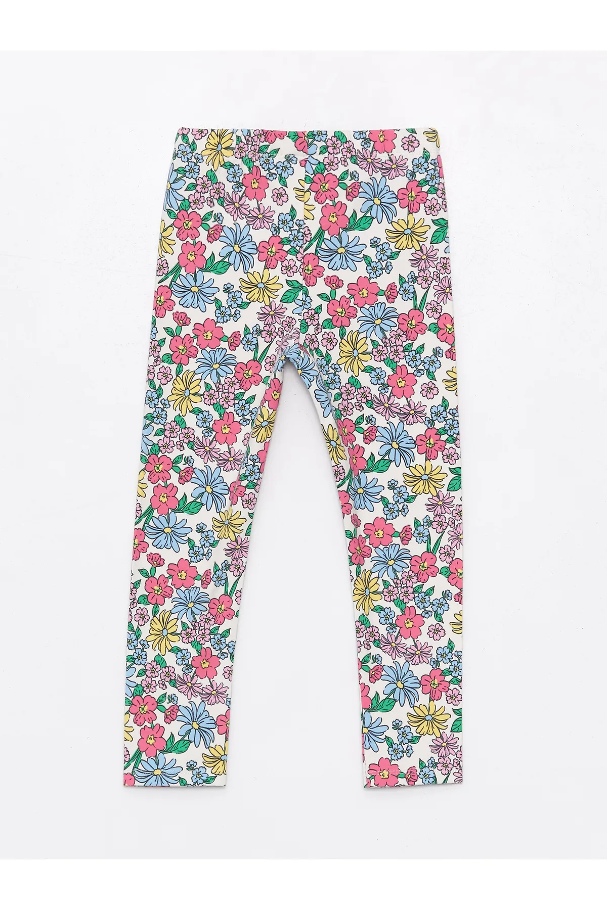 LC Waikiki  2-teiliges Set aus bedrucktem Langarm-T-Shirt und Strumpfhose für Babys mit Rundhalsausschnitt