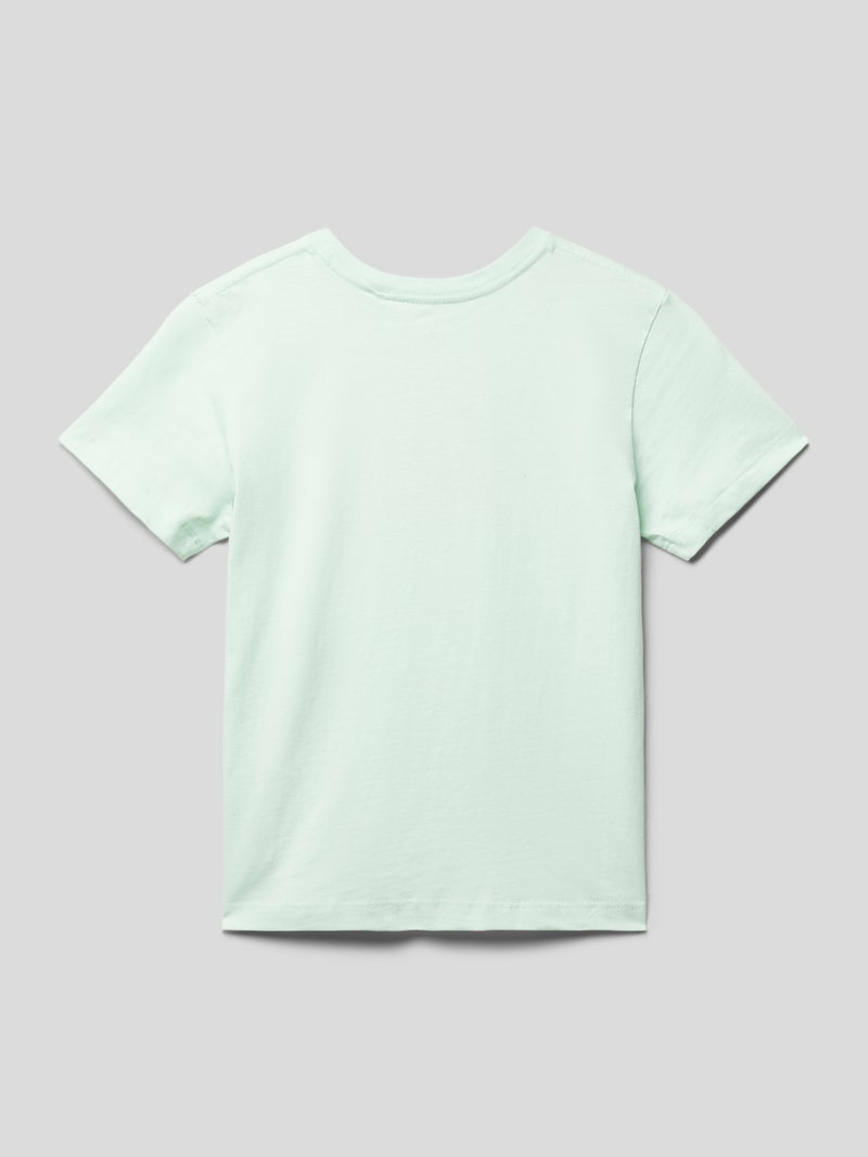 T-Shirt mit Rundhalsausschnitt Modell 'LOW TIDE' in mint
