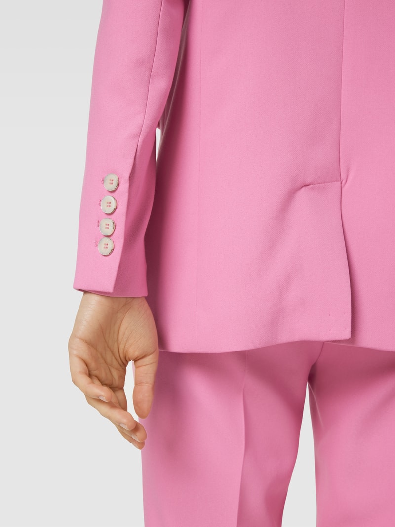 Blazer mit Pattentaschen in pink