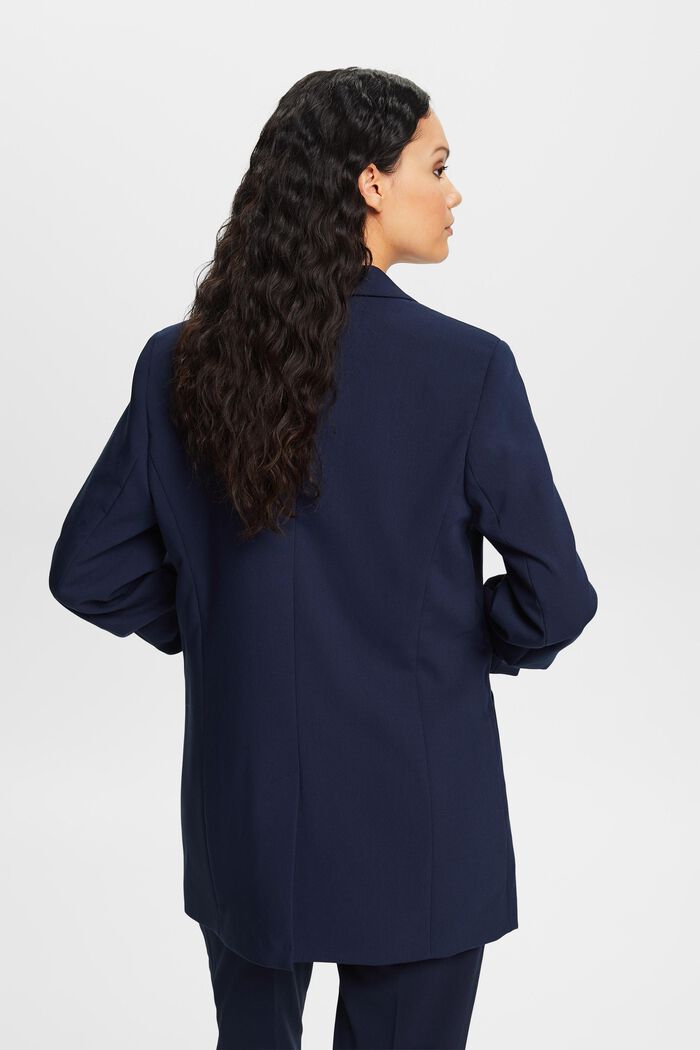 Blazer mit drapierten Ärmeln