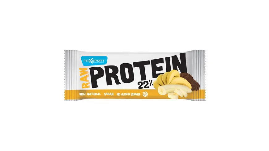 Maxsport RAW PALEO PROTEIN Riegel jungle banana 50 g