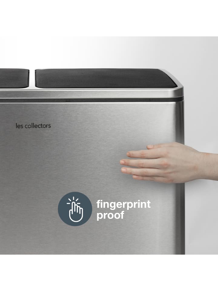 Les collectors Abfalleimer 2x30L N°904 Stainless steel günstig kaufen onesize