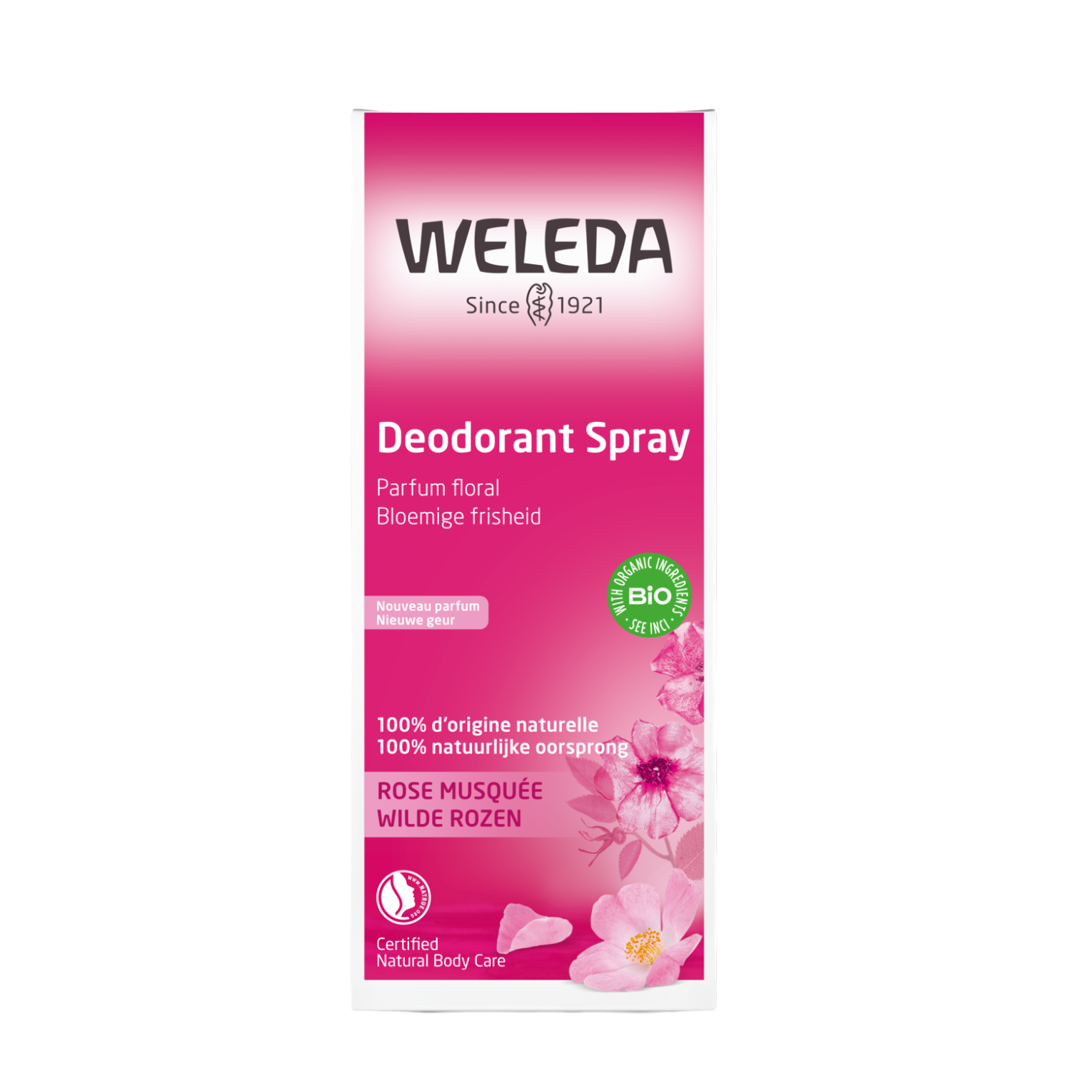 Dezodorant w sprayu Weleda z dzikiej róży
