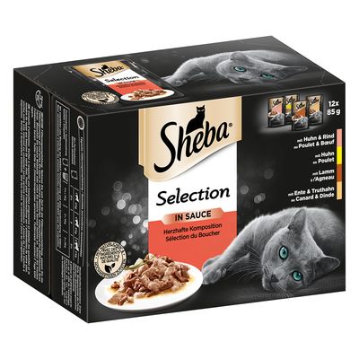 48 x 85 g Sheba Nassfutter + 12 x 60 g Dreamies Snack-Mix zum Sonderpreis!