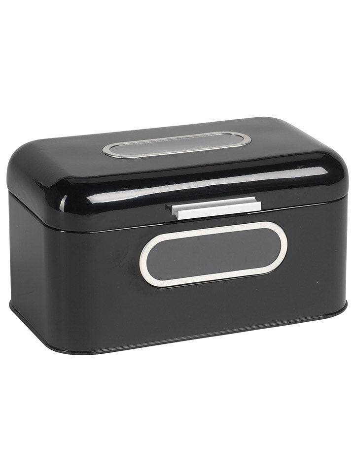 Echtwerk Brotkasten in Schwarz - (B)30 x (H)16,5 x (T)20 cm günstig kaufen onesize