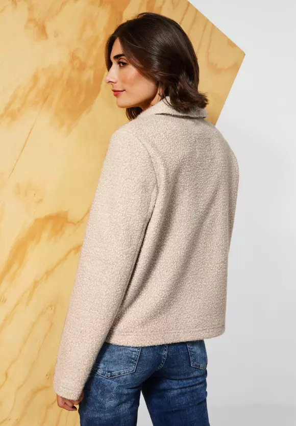 CECIL Jacke in Curly Wolloptik