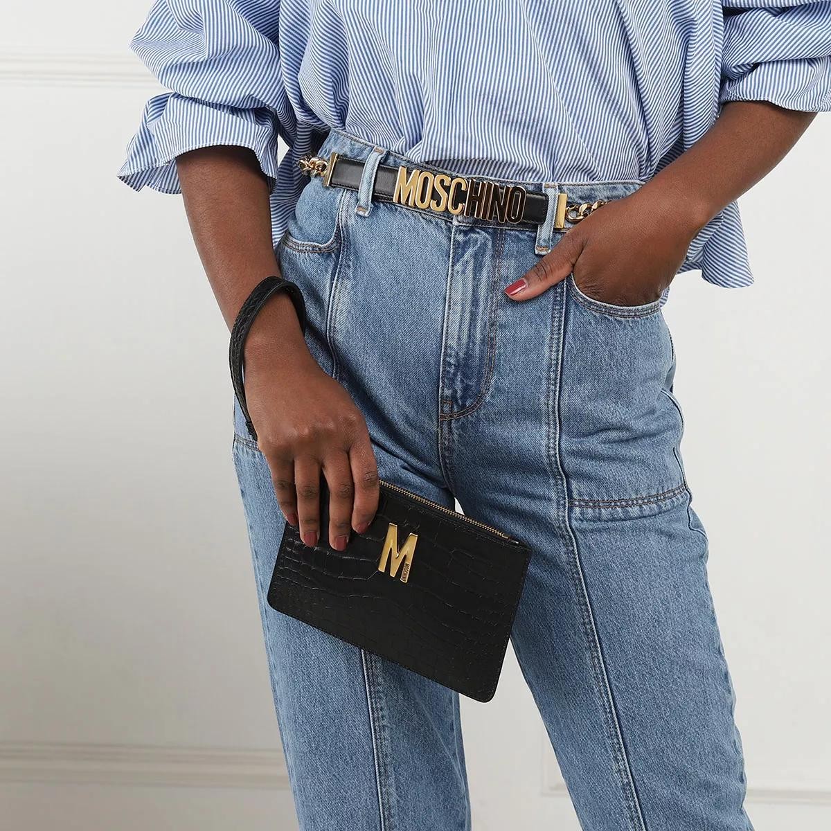 MOSCHINO Handtaschen schwarz Clutch
