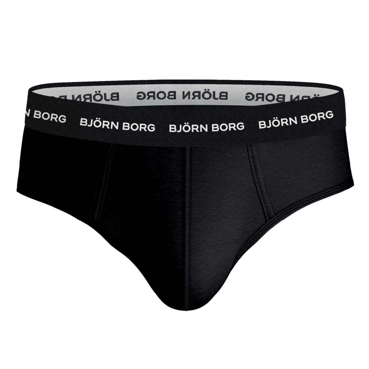 Björn Borg Cotton Stretch Brief 3er Pack Slip schwarz