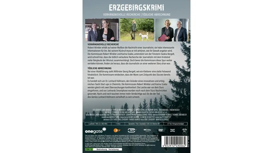 Erzgebirgskrimi: Verhängnisvolle Recherche / Tödliche Abrechnung