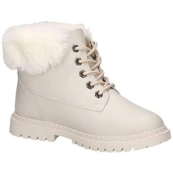 Puccetti Schnür Boots in weiß
