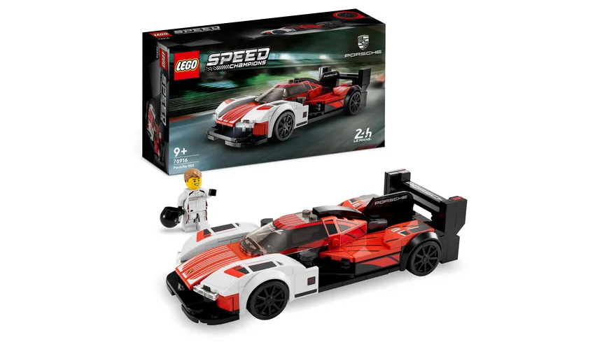 LEGO Speed Champions 76916 Porsche 963, Modellauto-Bausatz Spielzeug