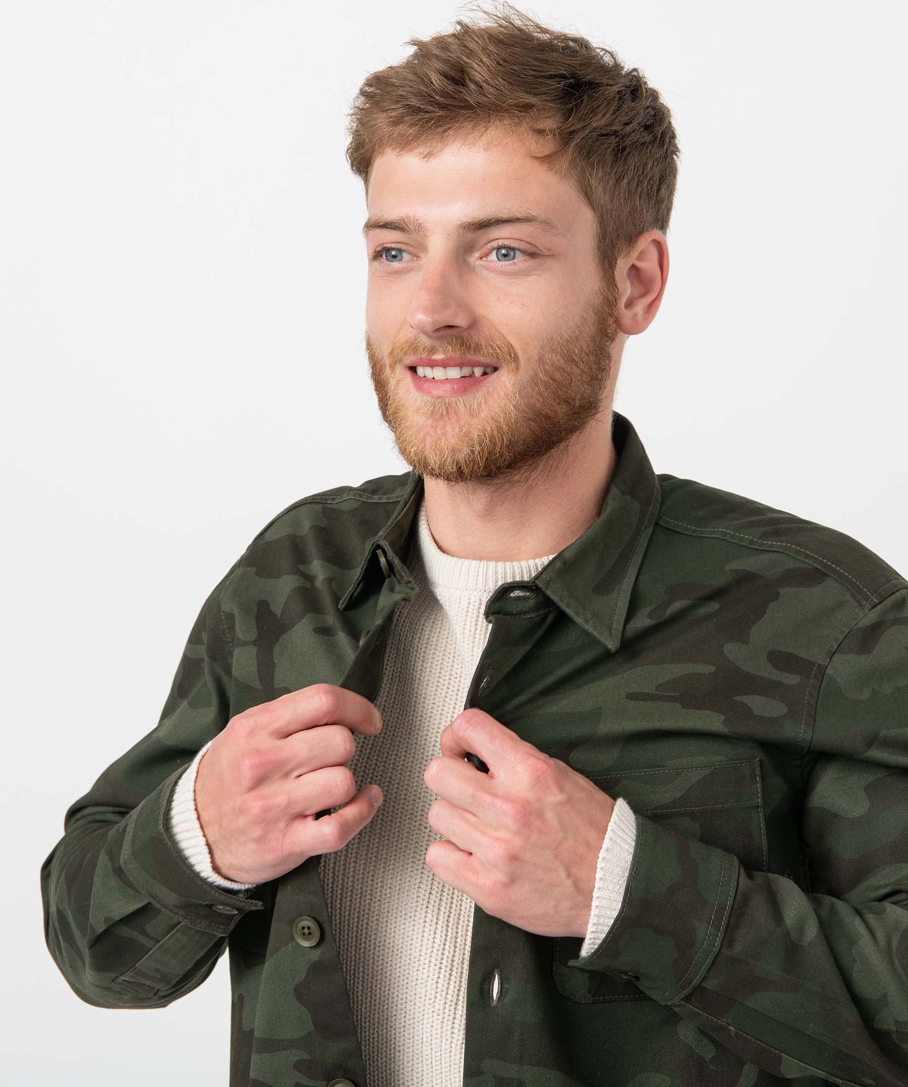 Sur-chemise homme à motifs camouflage divers | GEMO
