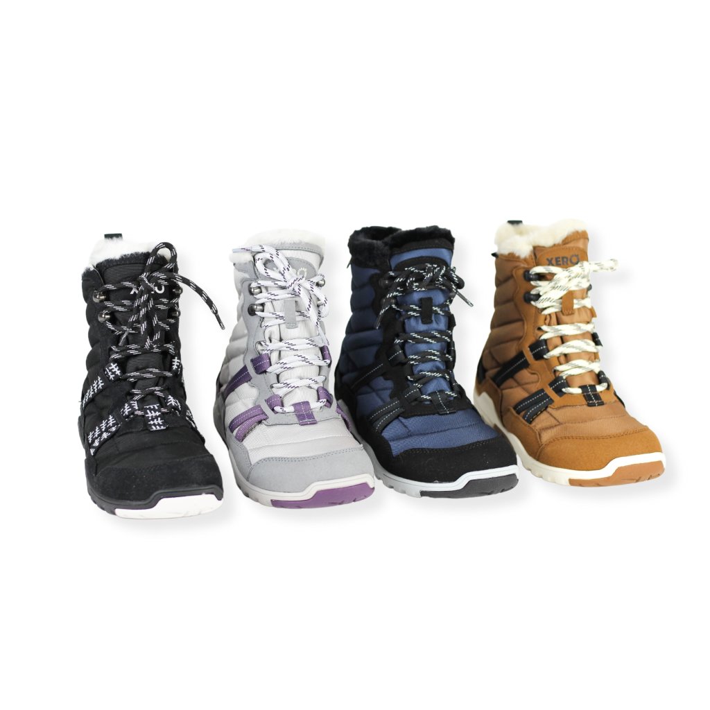 Xero Shoes Alpine W Rubber Brown/Eggshell braune Barfuß-Begschuhe
