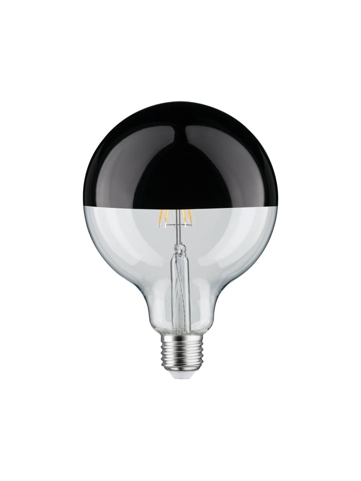 paulmann LED Globe 6,5 Watt E27 Kopfspiegel Schwarzchrom Warmweiß F günstig kaufen onesize