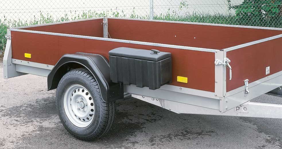 AL-KO Anhänger-Deichselbox Alko Staubox Kunststoff mit Deckelschanier an der kurzen Seite1224324