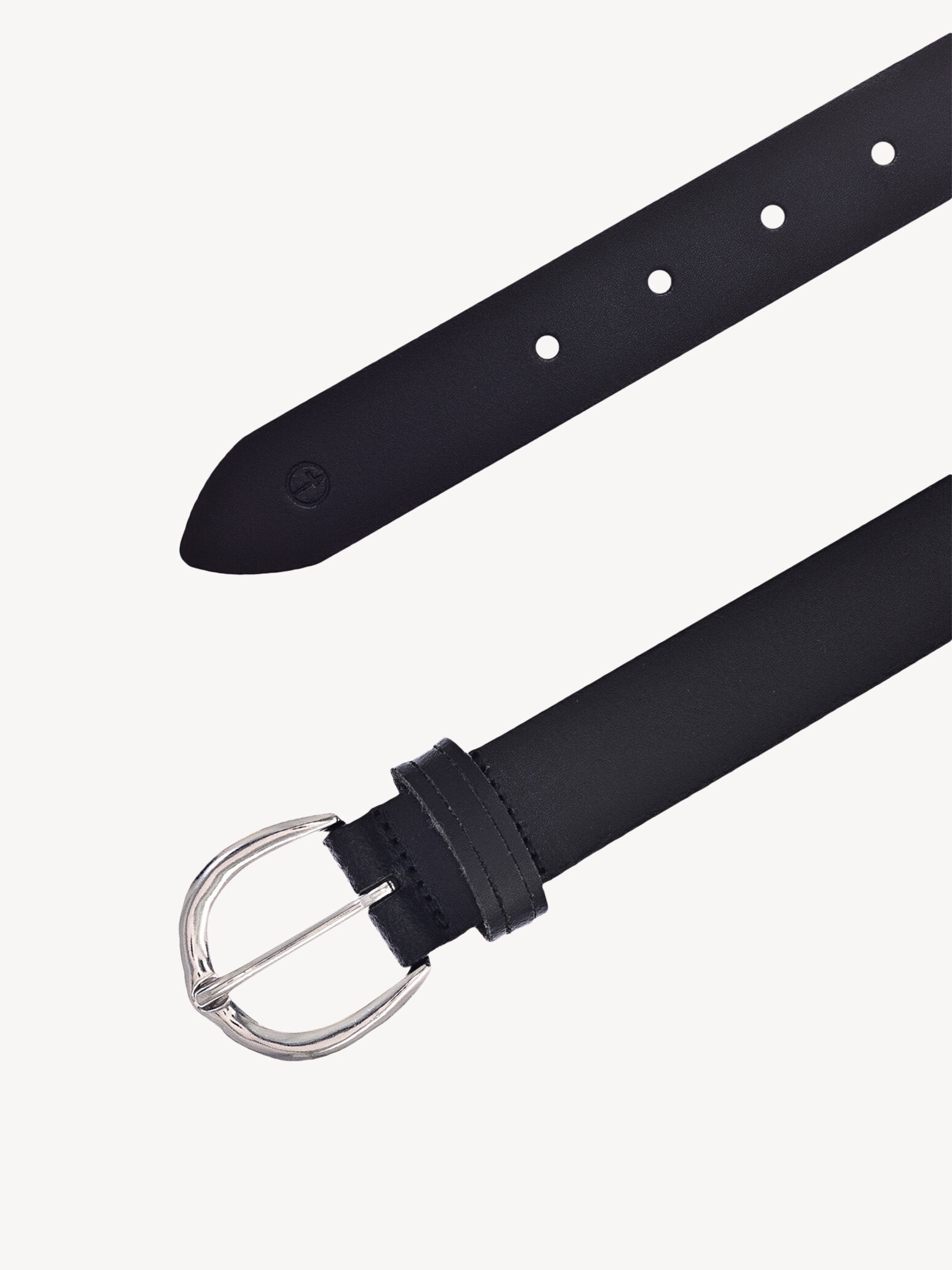 Ceinture en cuir - noir