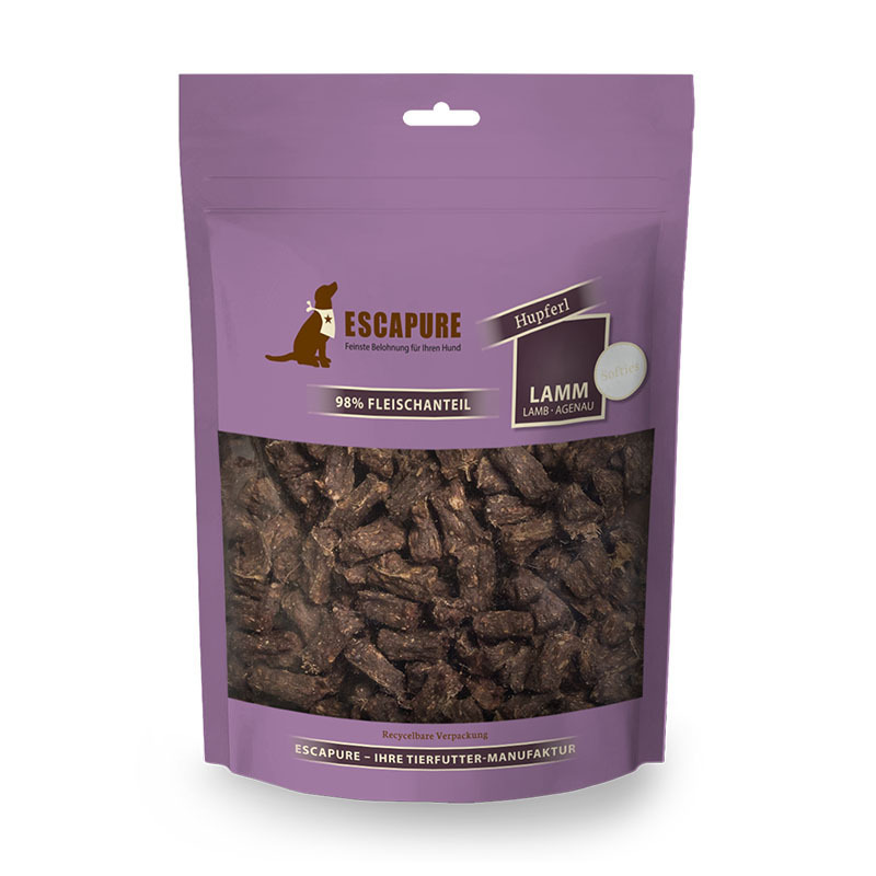 ESCAPURE Snacks ESCAPURE Hupferl Softies 150g Lamm