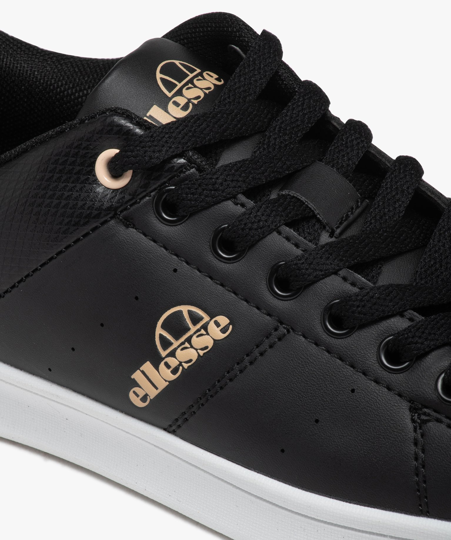 Baskets femme unies à lacets avec détail imprimé jungle -... noir | GEMO