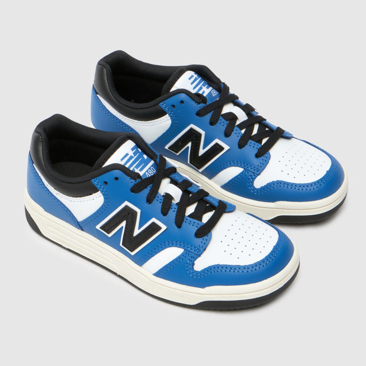 New Balance blå 480 Junior-sneakers för pojkar