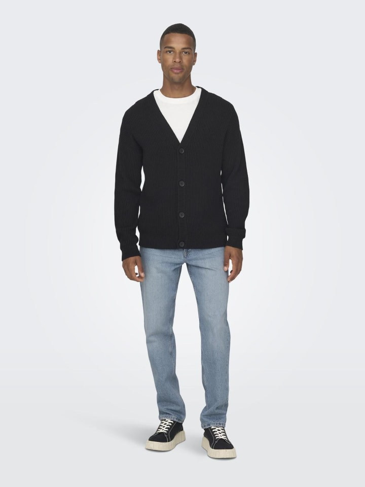 Only&Sons Jeans Regular Fit Denim Pants Straight mid Waist in Hellblau günstig kaufen
