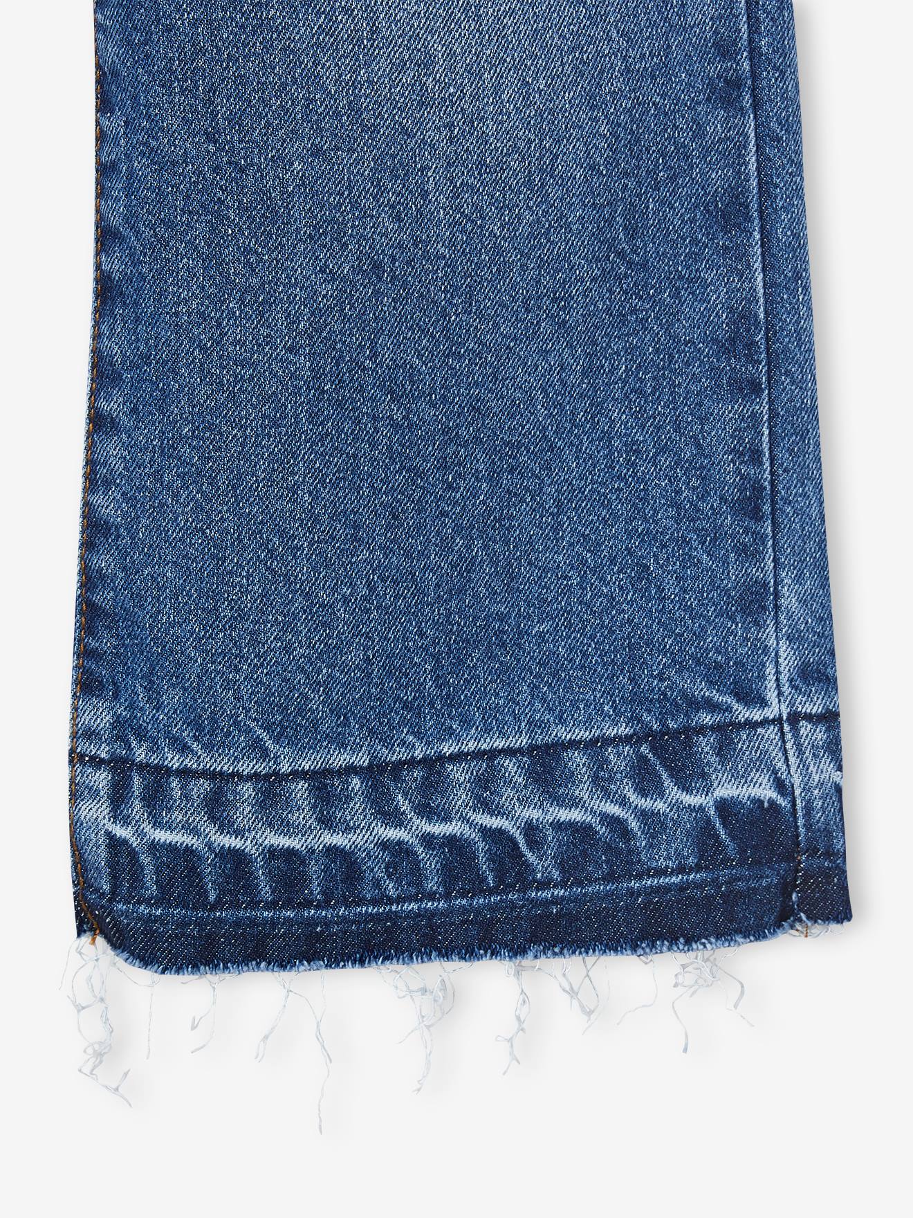 Vertbaudet Mädchen Flare-Jeans - anthrazit