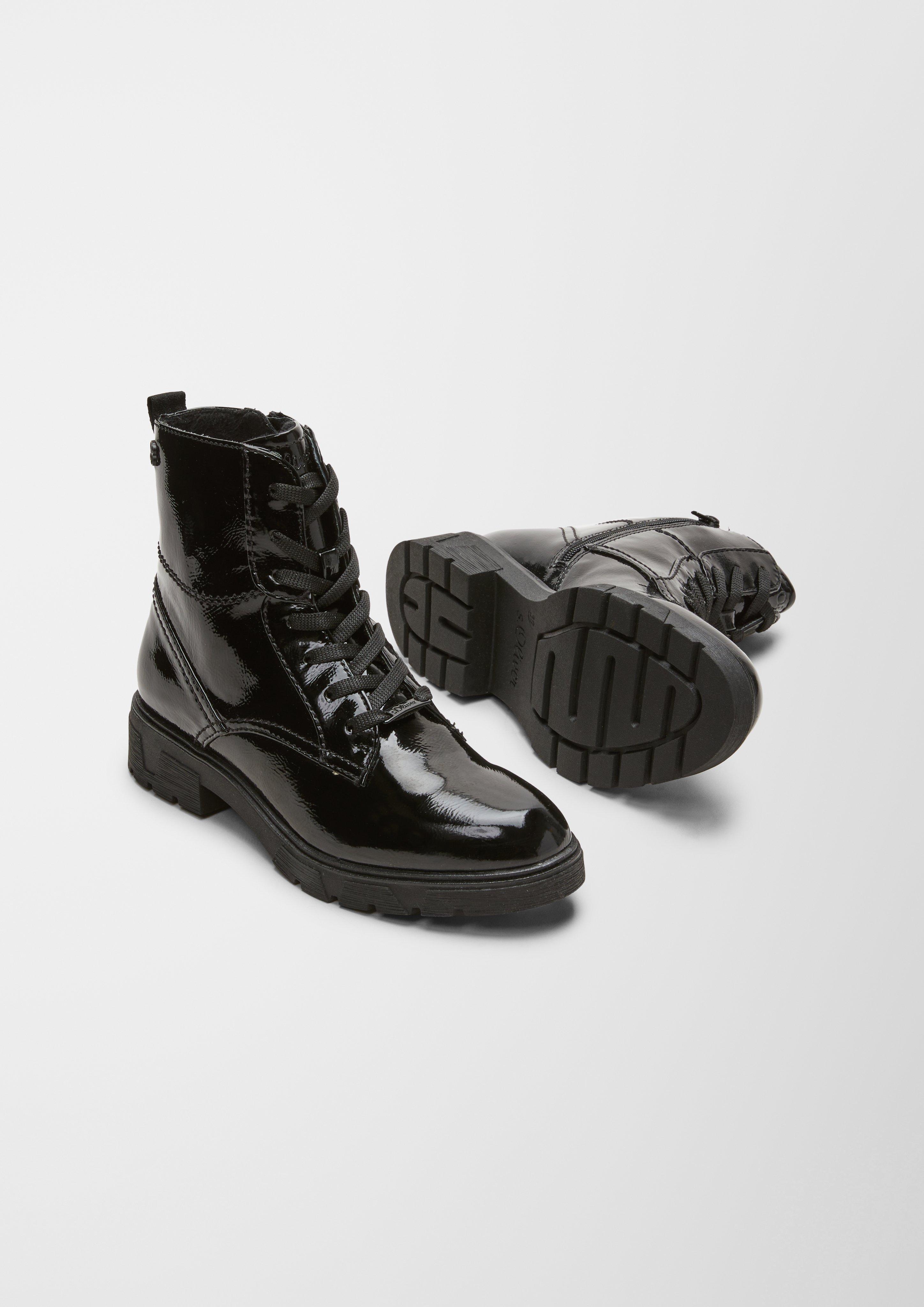 Schnürboots mit Reißverschluss  6006564-018