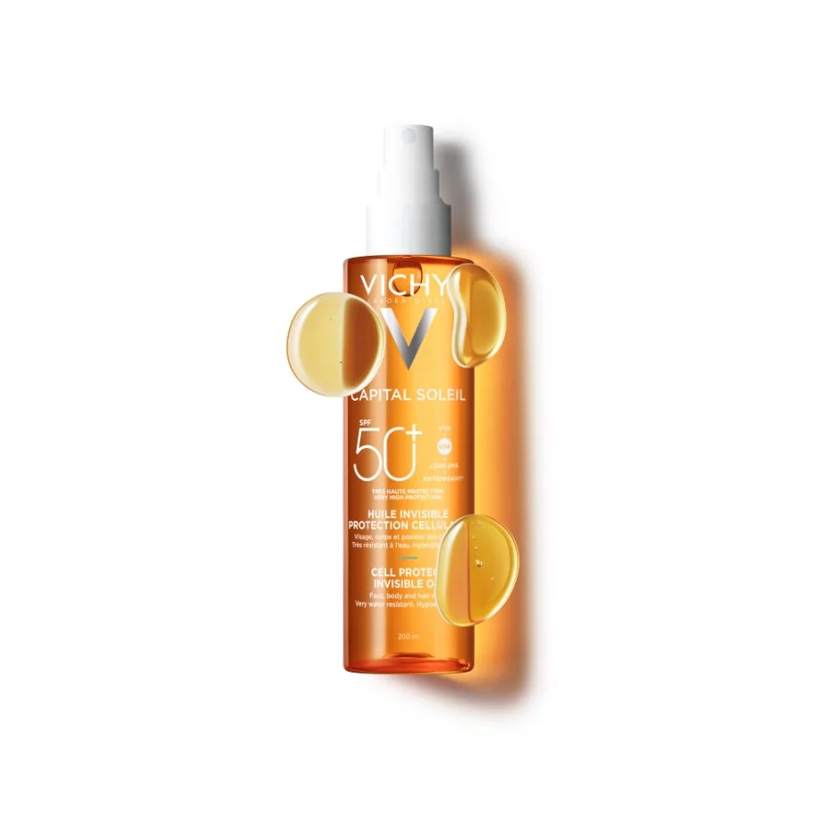 Capital Soleil Capital Soleil Cell Protect Invisible Oil SPF50+ - Magas védelemű napoolaj testre, Magas védelemű napoolaj arcra.