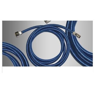 Gewebeschlauch komplett, 3m (3,3x7mm) Schnellkupplung NW 2,7mm, regulierbar - G 1/4