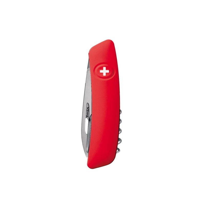 Swiza D03 AllMatt Red, Schweizer Taschenmesser made in Swiss