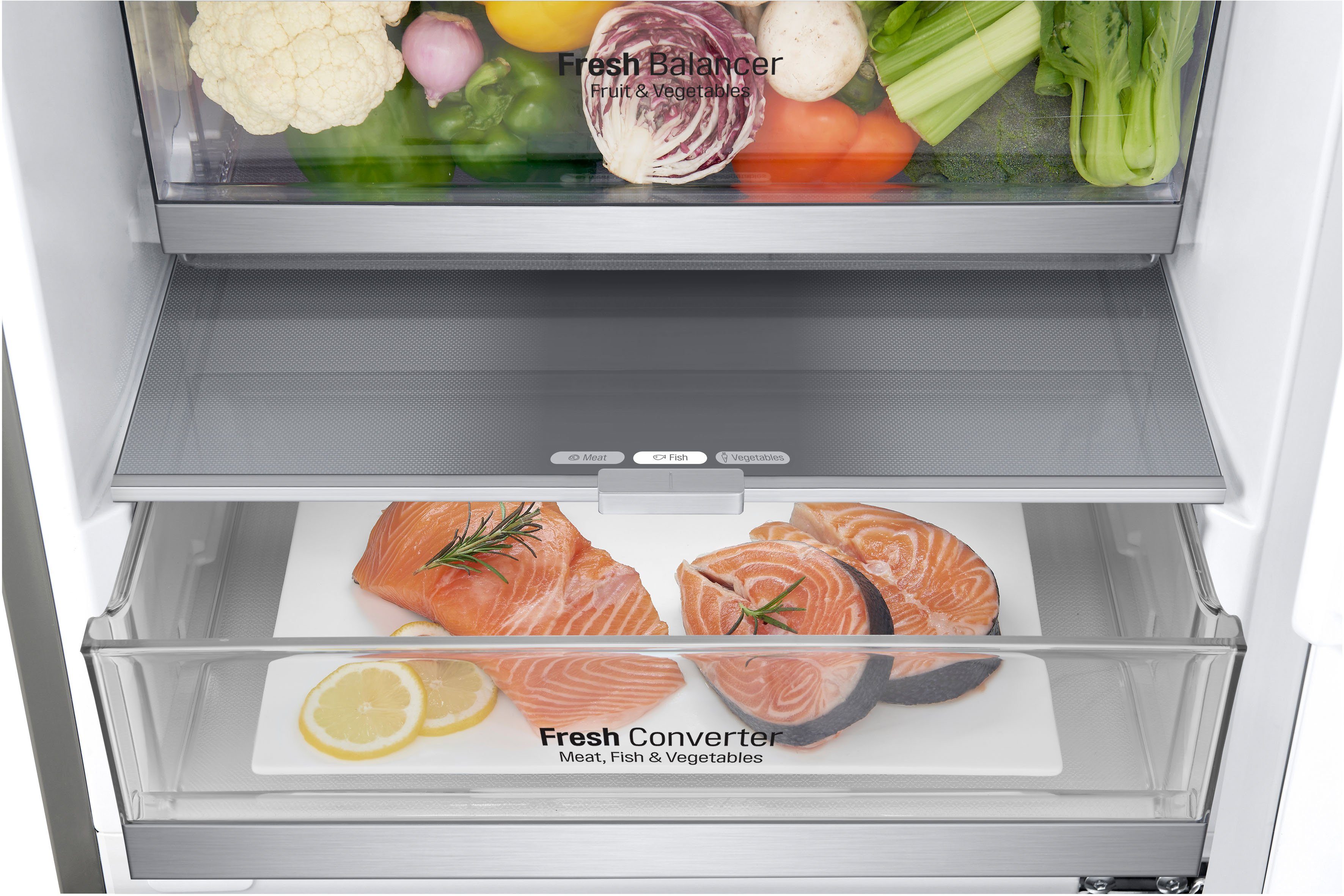 LG Kühl-/Gefrierkombination GBB92STABP, 203 cm hoch, 59,5 cm breit