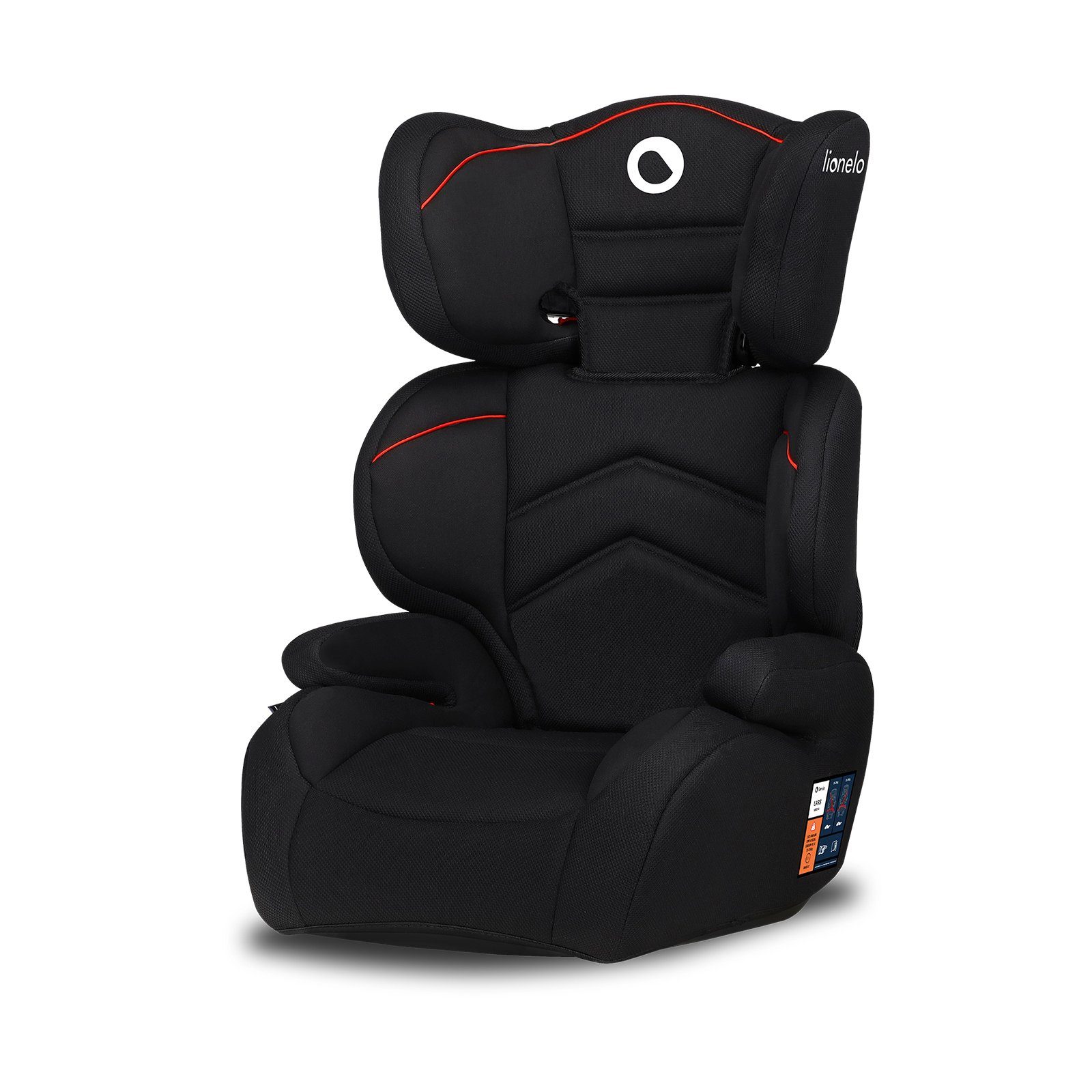 lionelo Autokindersitz LARS, bis: 36,00 kg, ImpactGuard Konstruktion, Regulierungsmöglichkeit von 15 bis 36 kg