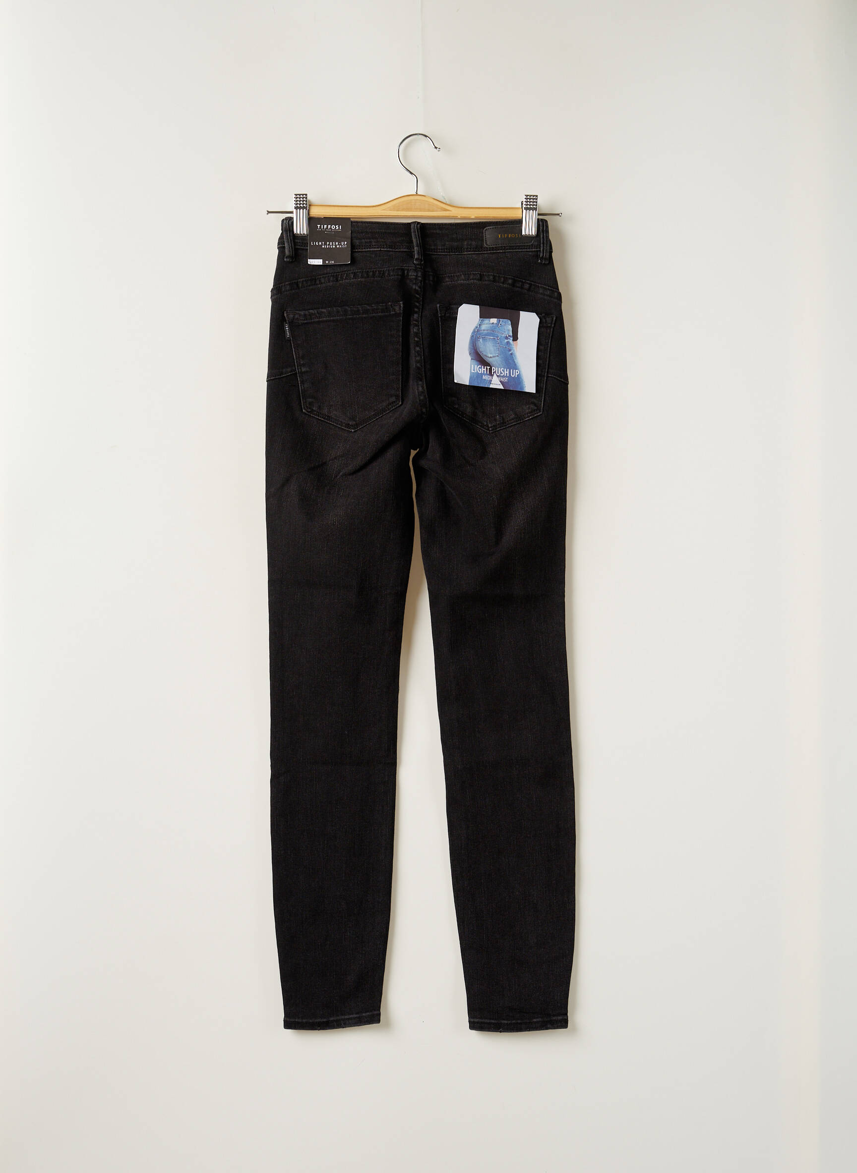 Tiffosi Jeans Skinny Femme couleur noir