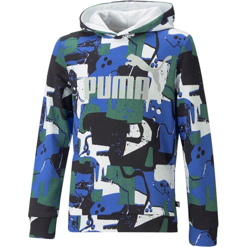 KINDER KAPUZENSWEAT ESS+ STREET ART AOP HOODIE TR B