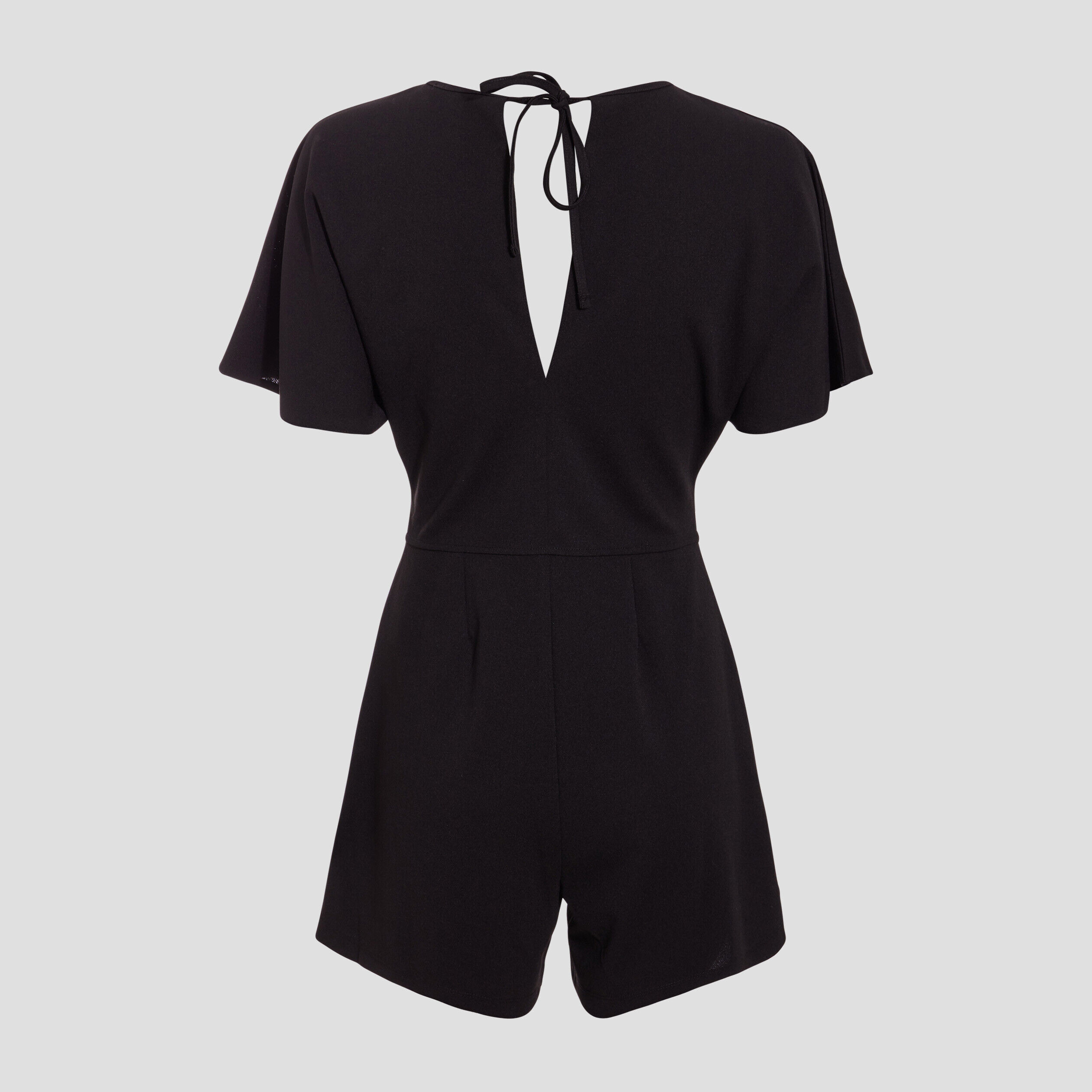 Combishort droite avec fentes noir femme | Cache Cache