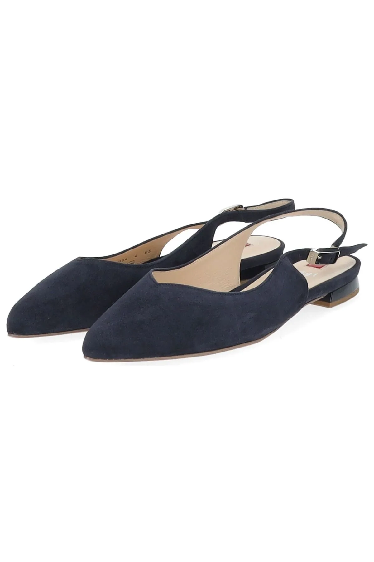 HÖGL  Ballerina - Blau - Blockabsatz