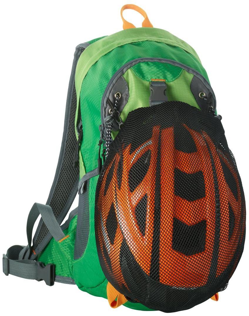 FISCHER Fahrrad Fahrradrucksack Rucksack mit Helmnetz, mit Helmnetz
